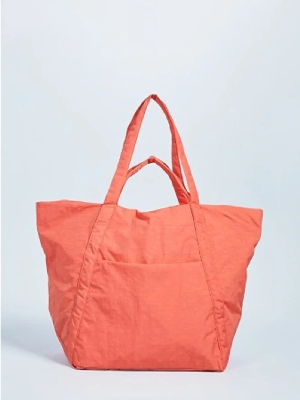 Baggu Poppy Cloud Large Travel Coral Tote Bag